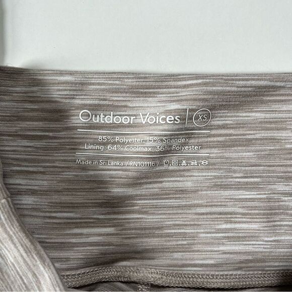 Outdoor Voices 7/8 Flow Legging Oatmeal XS - Picture 9 of 11